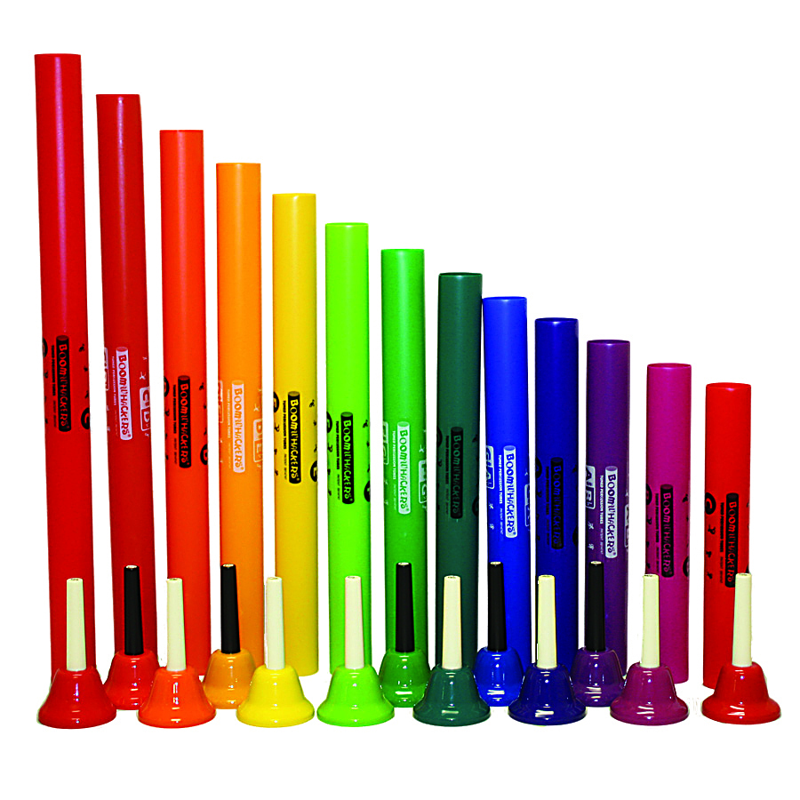 Boomwhackers BWHBEX Expanded Range Chroma Notes Hand Bells